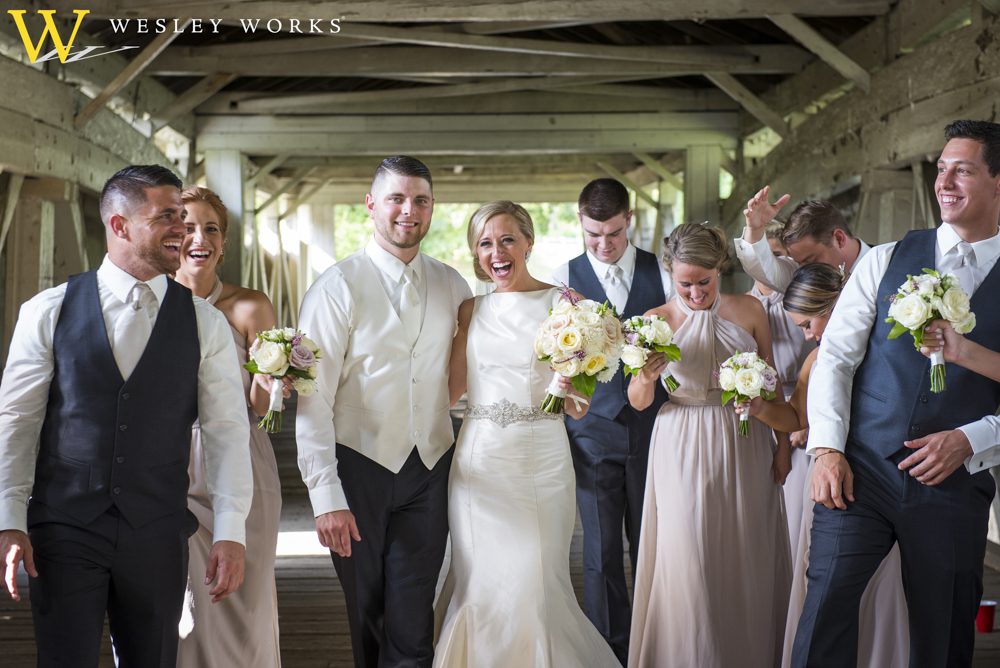Covered Bridge at the Little Lehigh Parkway