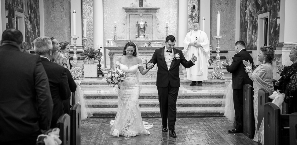 Bride And Groom Celebrate First Kiss Lehigh Valley Wedding Photographer