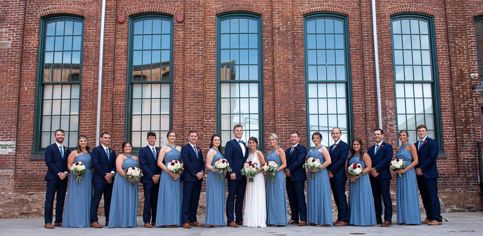 Beautiful Wedding Party Portrait In Allentown By Emmaus Wedding Photographer