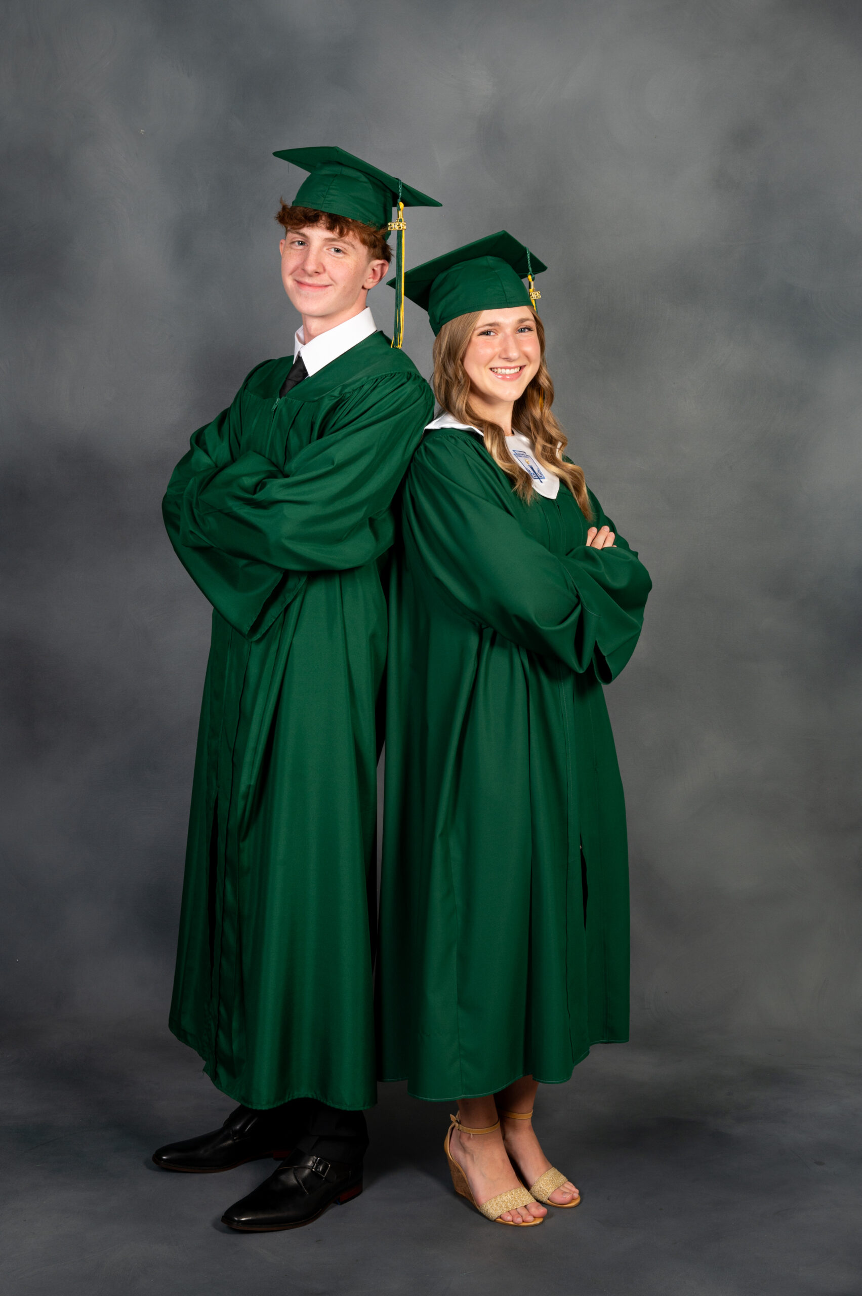 Siblings-Cap-and-Gown-Graduation-Photos-Lehigh-Valley-Photographers